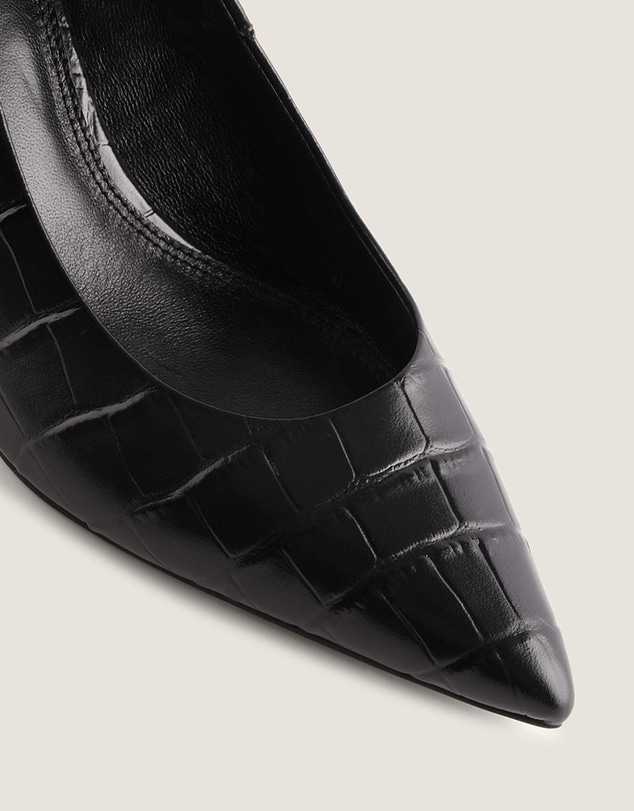 Shelly Shen - Brady High Heel Pumps Black Croc
