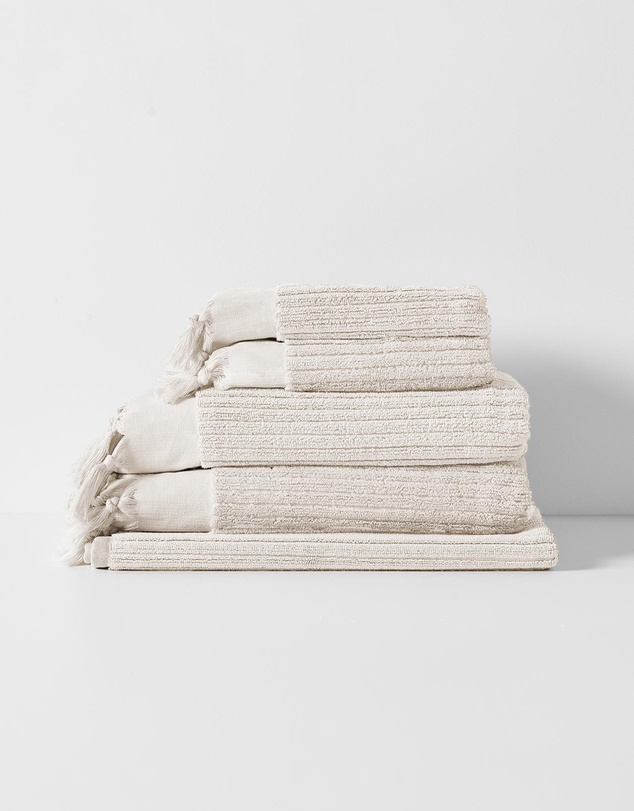 Aura Home - Paros Rib Bath Towel Set