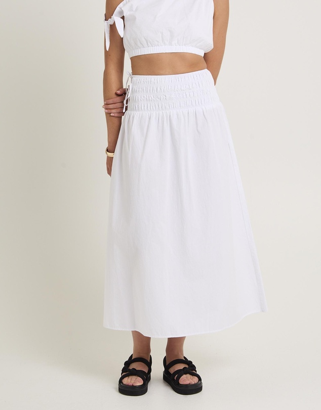 Subtitled - Clara Tie Side Maxi Skirt