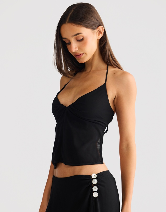 Vacay Swimwear - Aurelia Top Black