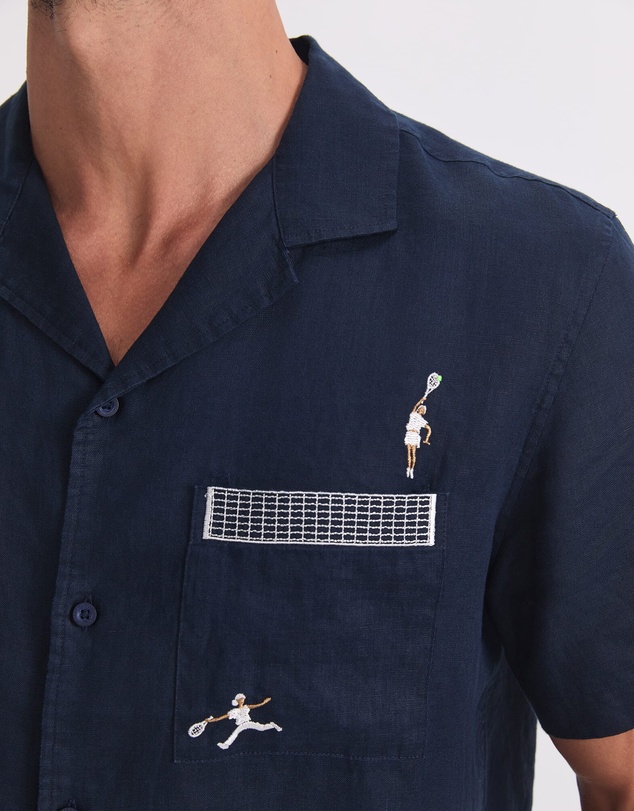 Sportscraft - Club Short Sleeve Linen Shirt