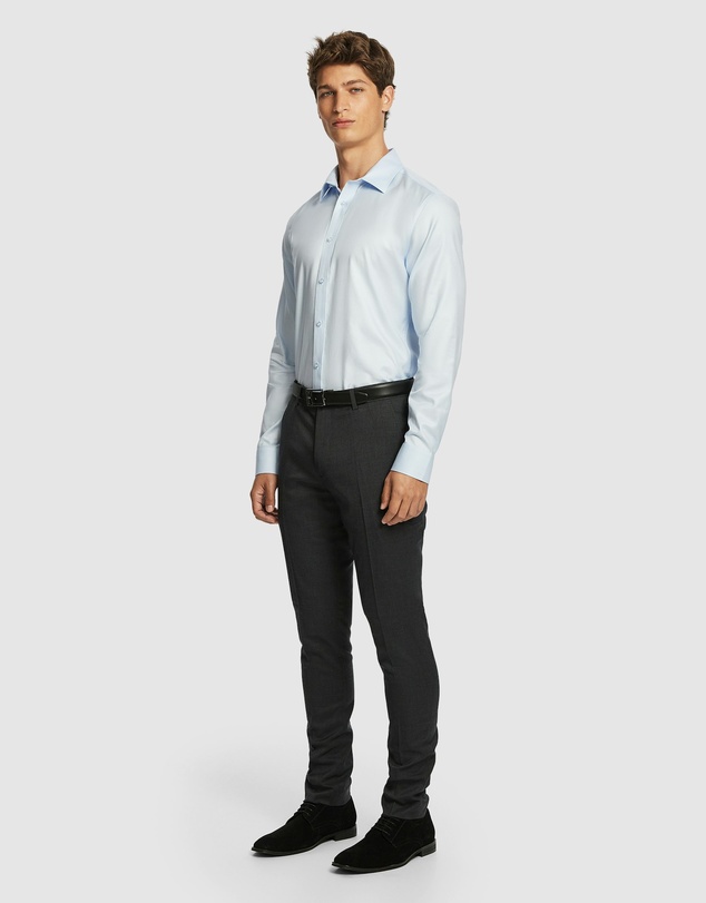 yd. - Maximum Two Ply Cotton Premium Slim Dress Shirt