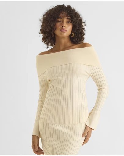 Zerafima - Grasslands Off The Shoulder Top