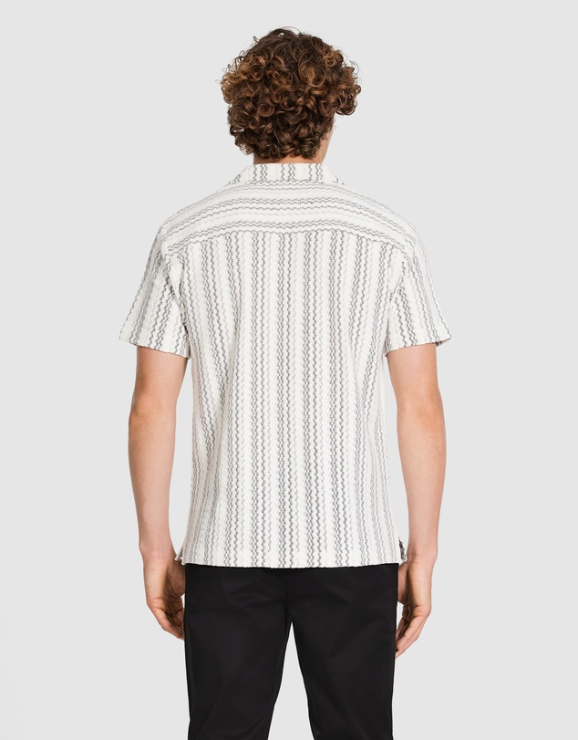 Tarocash - Kairo Stripe Textured Shirt