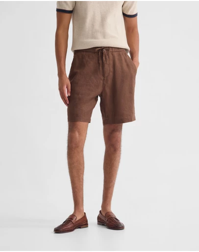 Oxford - Harley Linen Shorts