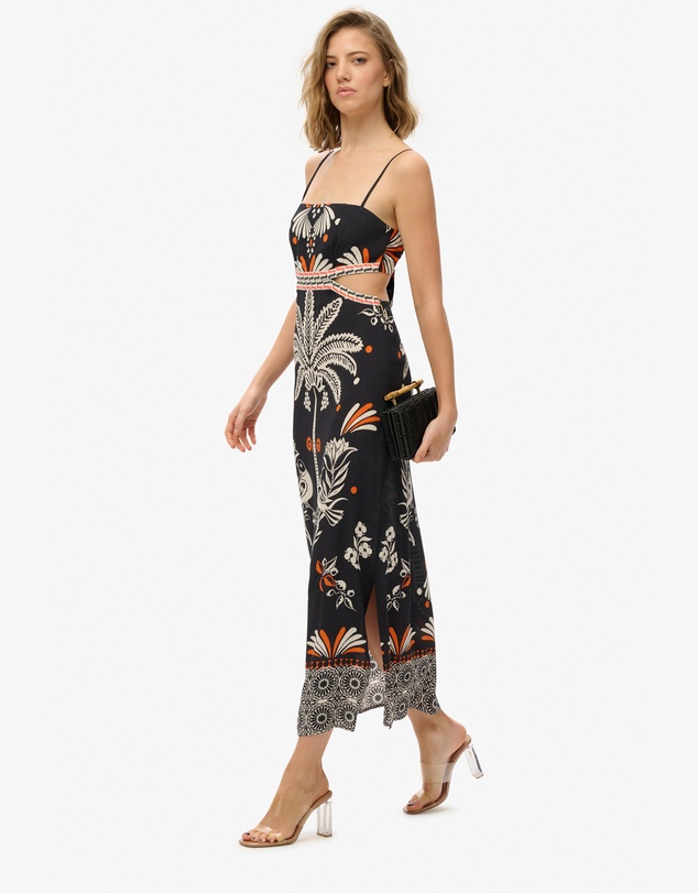 Superdry - Statement Cut-Out Maxi Slim Fit Dress