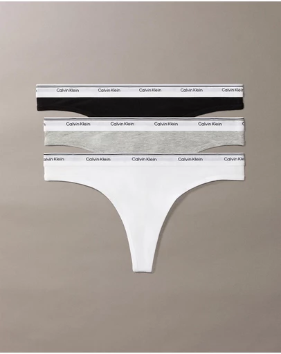 Calvin Klein - 3-Pack Cotton Modal Balance Thongs