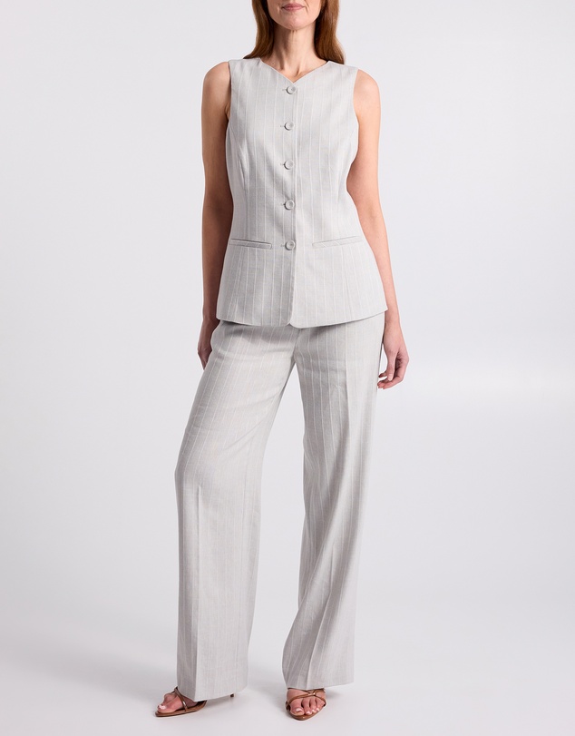David Lawrence - Ondina Linen Blend Vest