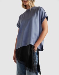Decjuba - AnnMaree Satin Tee