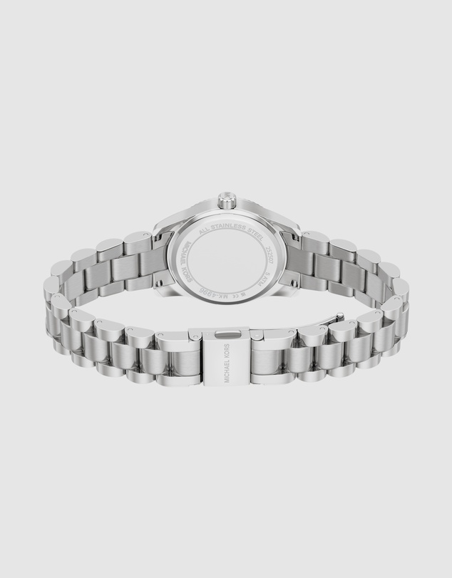 Michael Kors - Lexington Silver Tone Analogue Watch