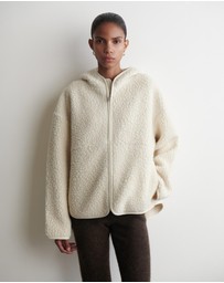 COS - Hooded Teddy Jacket