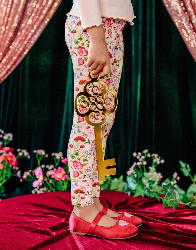 Fleur Harris - 'Toadstool' Signature Legging in Apricot