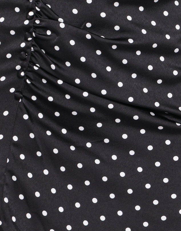 Petal & Pup - Lisbeth Midi Dress - Black Polka Dot