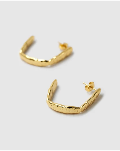 Brie Leon - Frida Stud Hoop Earrings
