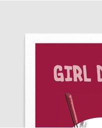 Olive et Oriel - Girl Dinner No 4 by Andreas Magnusson Art Print