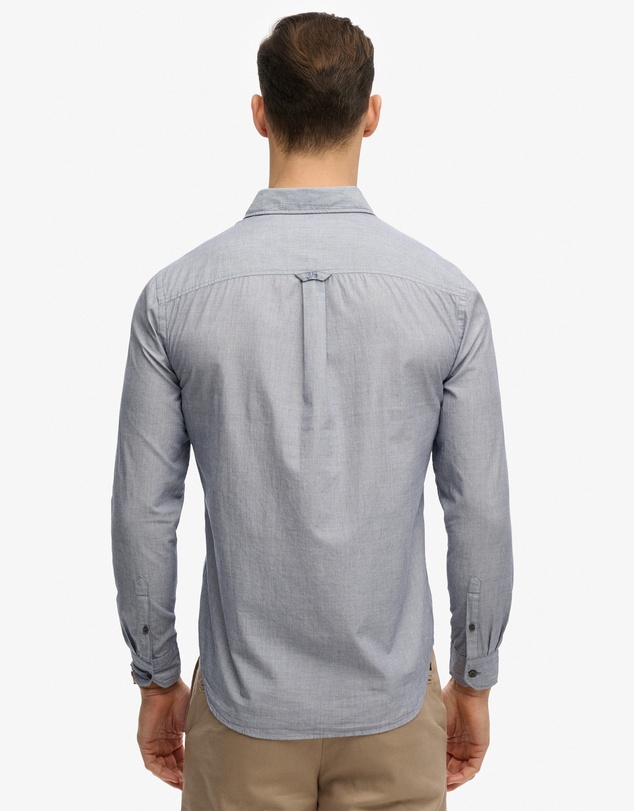 Superdry - Cut Away Poplin Long Sleeve Shirt
