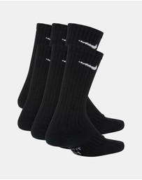 Nike - 6-Pack Cushioned Crew Socks - Teens