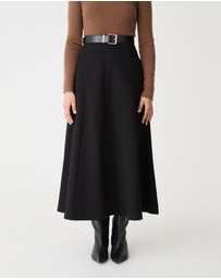 Forcast - Janice A-Line Ponte Skirt
