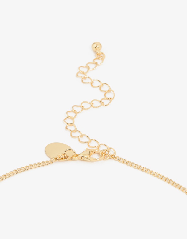 Lovisa - Gold Plated Freshwater Pearl & Mini Link Necklace
