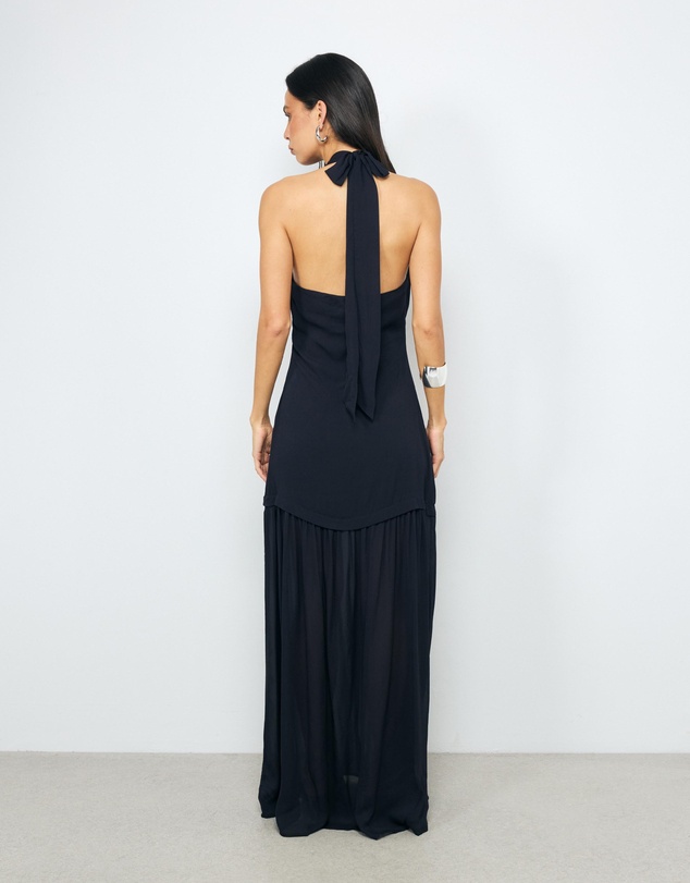 AERE - Neroli Halter Maxi Dress