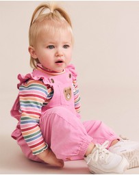 Huxbaby - Tutti Frutti Stripe Rib Skivvy - Babies-Kids