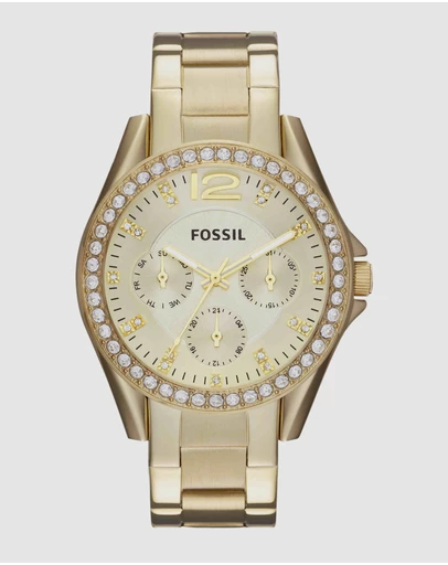 Fossil - Riley Gold-Tone Analogue Watch