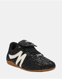 Steve Madden - Freekick Black Sequin Sneakers