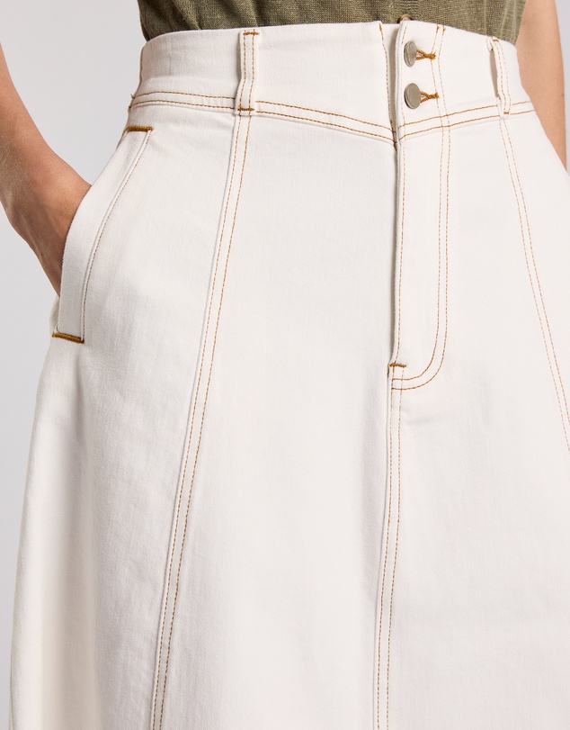 David Lawrence - Zola Denim Midi Skirt