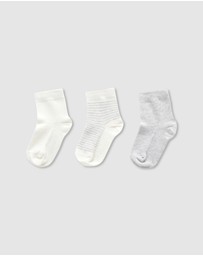 Purebaby - 3 Sock Pack-Kids-Babies