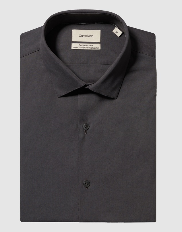 Calvin Klein - Slim Stretch Poplin Shirt