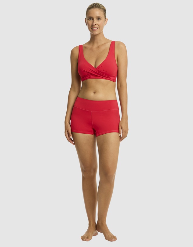 Sea Level Australia - Essentials Cross Front Multifit Bra Top