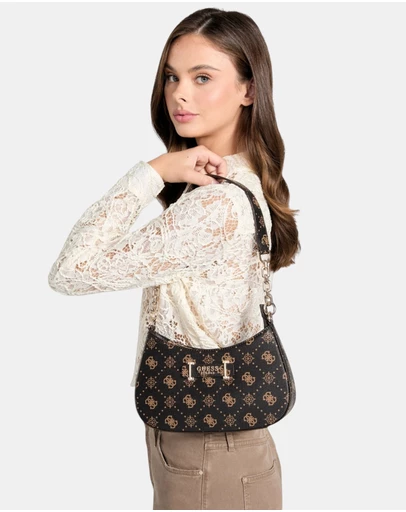 GUESS - Carrie Top Zip Shoulder Bag