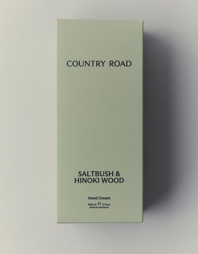 Country Road - Australian Made Saltbush & Hinoki Wood Hand Cream 500ml