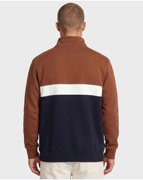 Academy Brand - Academy Contrast 1/4 Zip Sweat