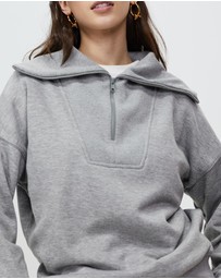 Florencia The Label - Le Jardin Zip Up Sweater