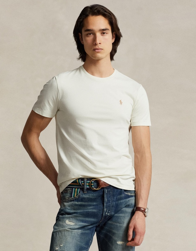 Polo Ralph Lauren - ICONIC EXCLUSIVE - Custom Slim Fit Jersey Crewneck T-shirt