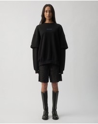 Strateas Carlucci x AFL - Carlton Blues Double Sleeve Sweater