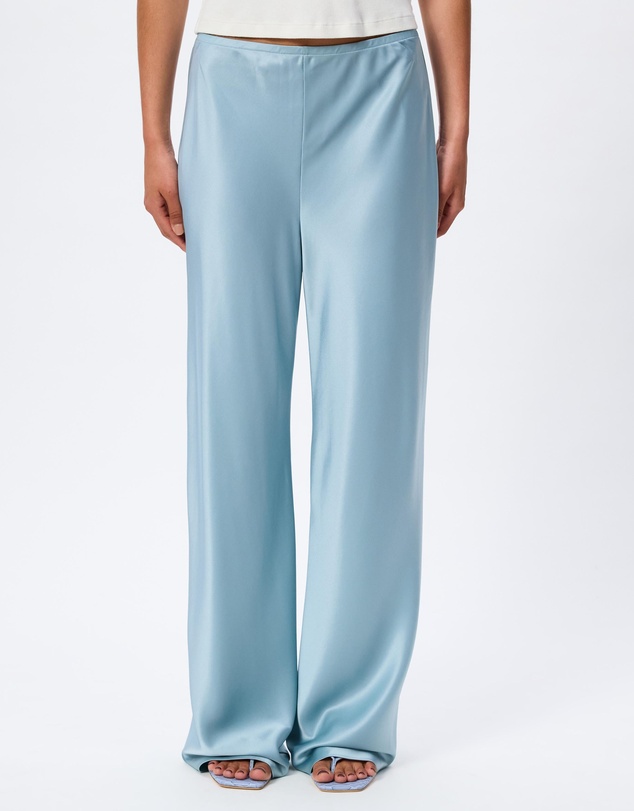 Reformation - Gale Satin Mid Rise Bias Pants