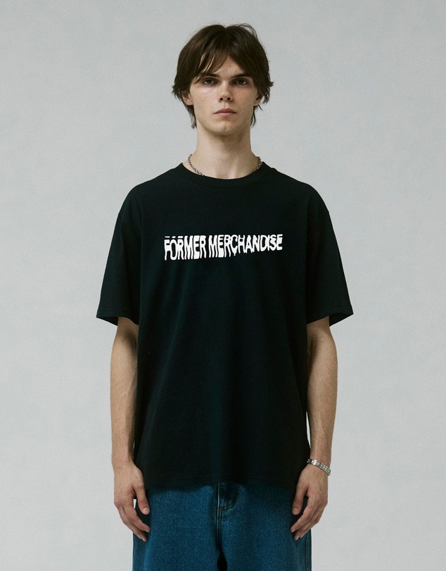 Former - Skewed T-shirt // Black