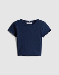 Tommy Hilfiger - Essential Rib Top SS - Teens