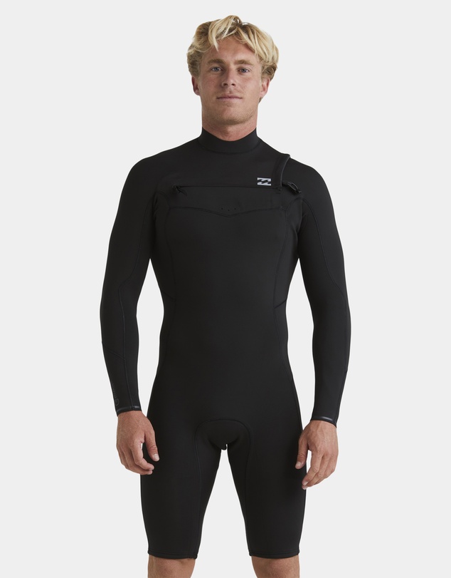 Billabong - Mens 2/2mm Revolution Natural Chest Zip Long Sleeve Springsuit