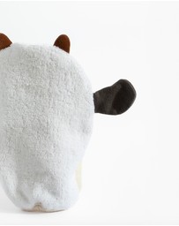 Living Textiles - Organic Bath Mitt - Tractor Ride/Cow