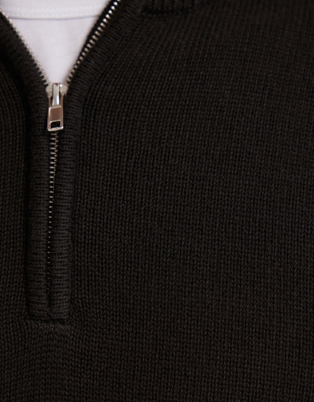 Oxford - Robert Zip Neck Knit Pullover