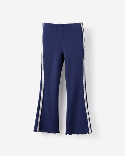 DENIM NAVYLACE TRIM