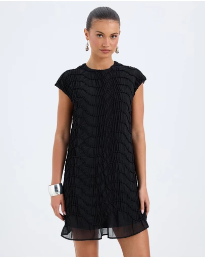 Calli - Olympia Textured Mini Dress