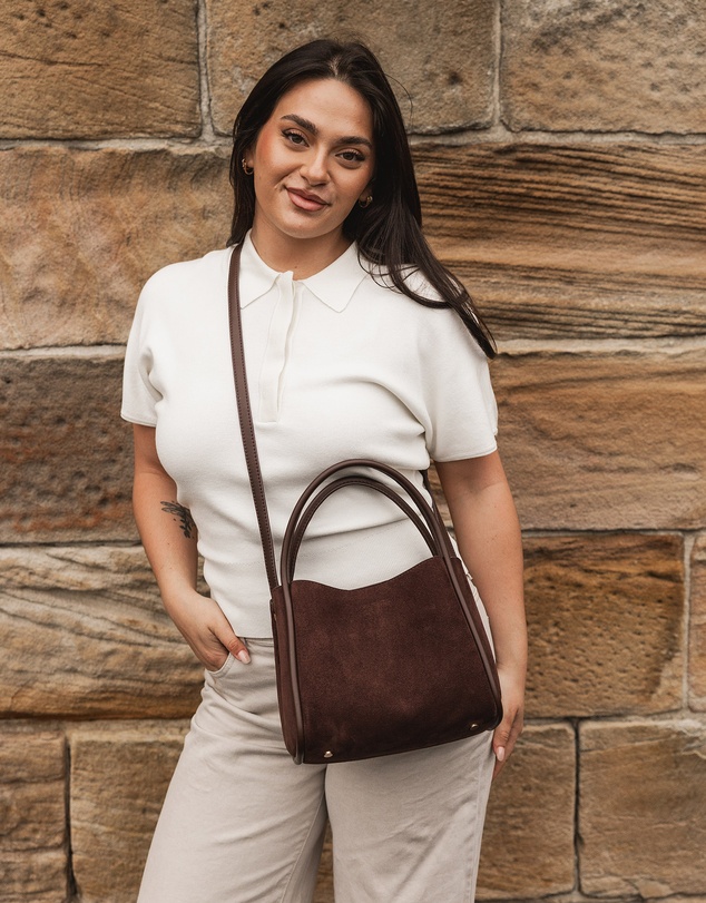 Louenhide - Steffie Suedette Mini Tote Bag