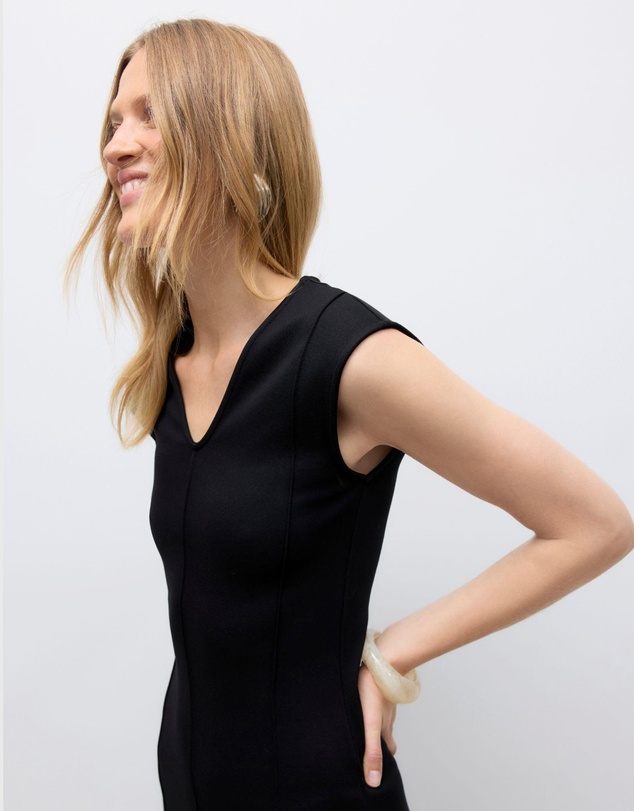 Vero Moda - Timian Fitted Midi Dress