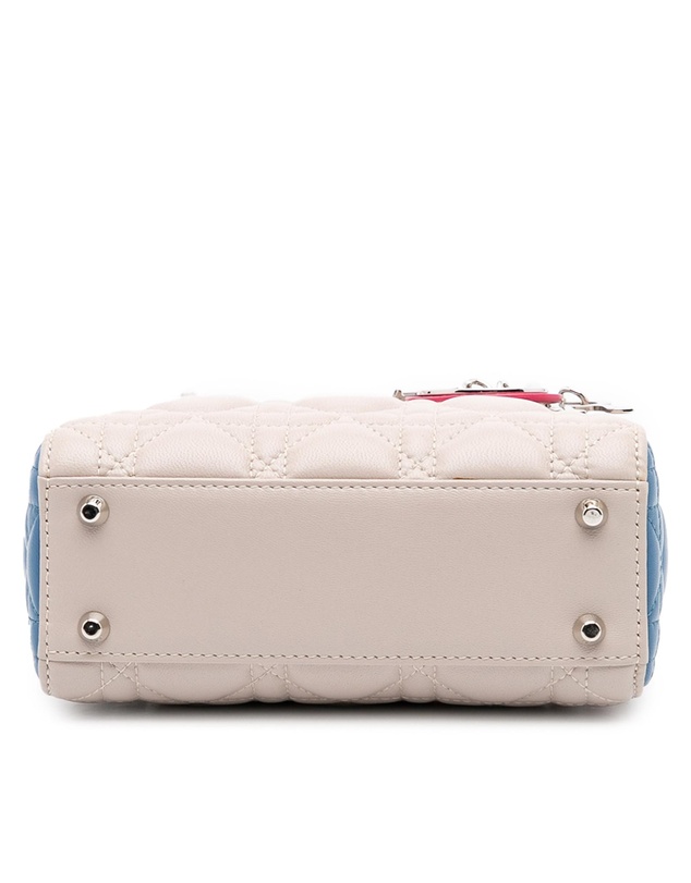 Pre-Loved by Azura Reborn - Pre-Loved Mini Tricolor Lambskin Cannage Lady Dior