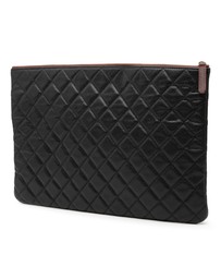 Pre-Loved by Azura Reborn - Pre-Loved Large Quilted Caviar O Case Clutch