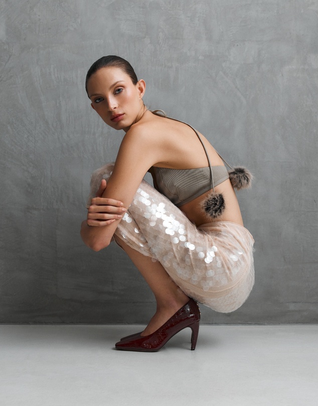 LANA WILKINSON - Pearl Leather Pump
